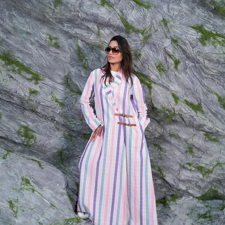 Pastel Strip Elegance Coat - Master